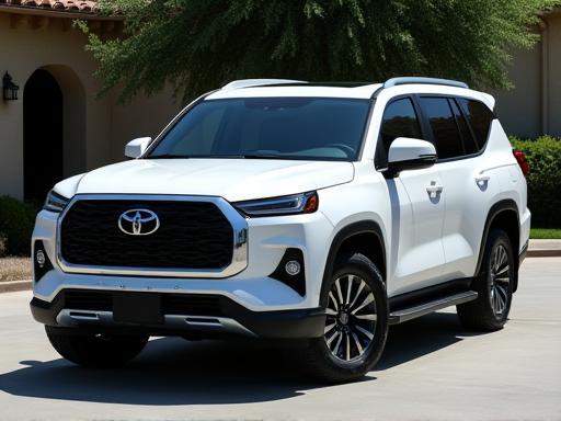 Clean white SUV after exterior wash